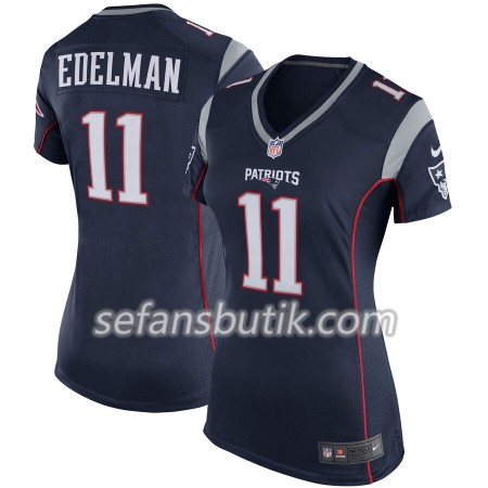 New England Patriots Tröjor Julian Edelman 11 Nike Navy - Dame New England Patriots Tröjor Julian Edelman 11 Nike Navy - Dame